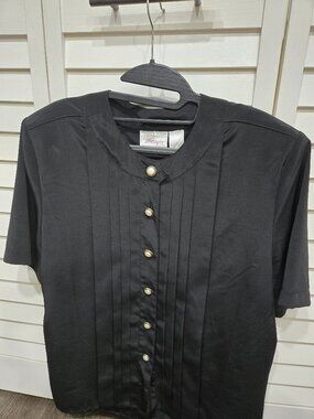 Black Blouse Worthington Size 14